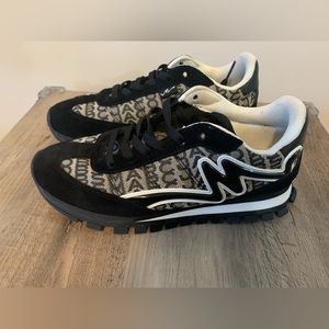 *Worn only 1X* MARC JACOBS Monogram Joggers Black and White Size 8